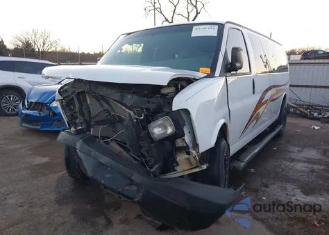 2015 Chevrolet Express 2500 Work Van from USA, damaged, VIN 1GCWGGFGXF1236595